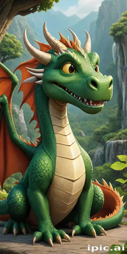 cartoon of a dragon