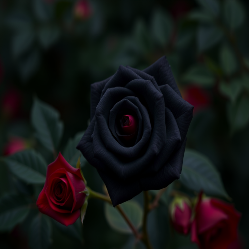 black rose background