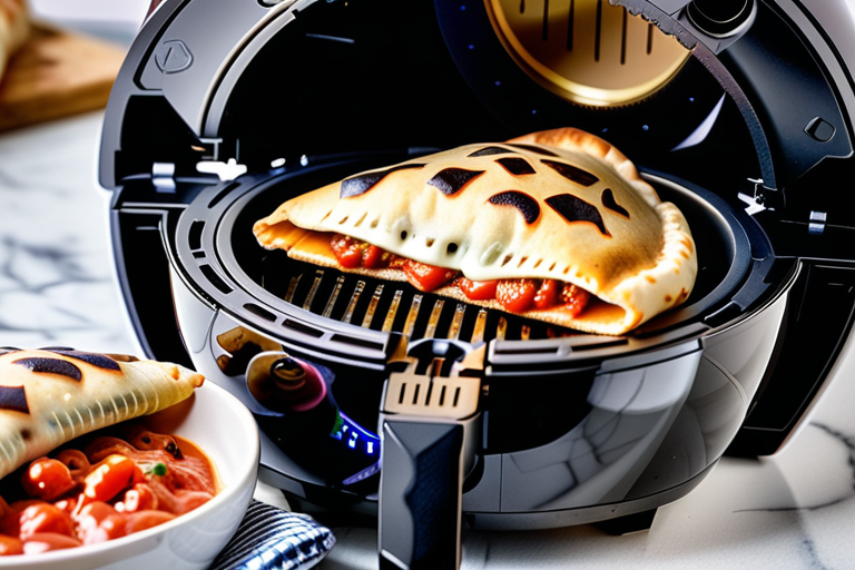 reheating calzone in air fryer