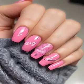 cute pink design