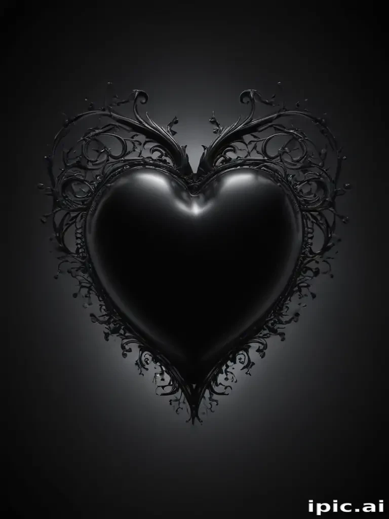 black heart background
