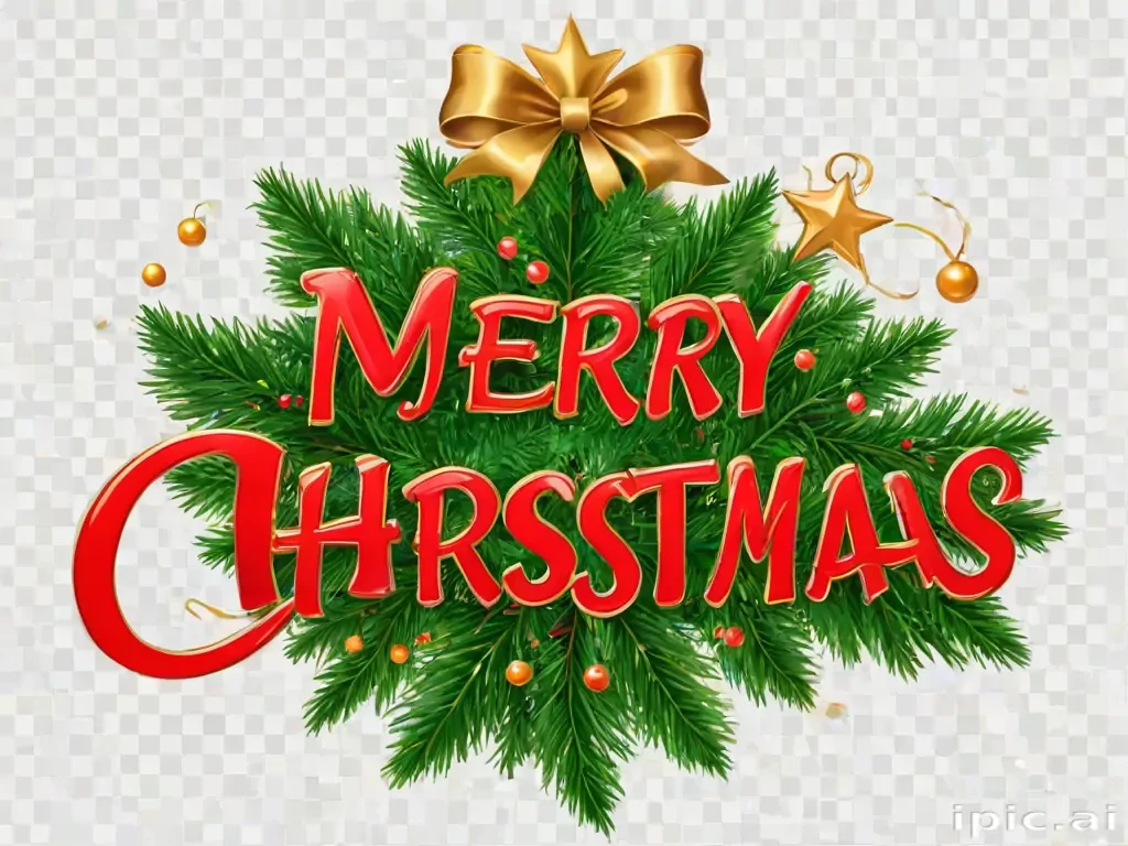 text merry christmas png