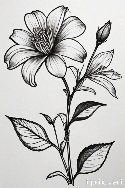 flower pictures to draw