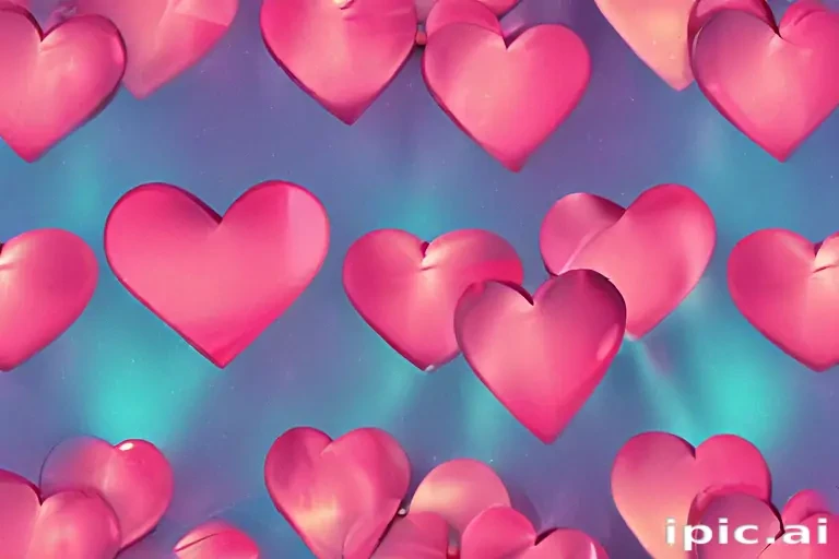aesthetic heart background