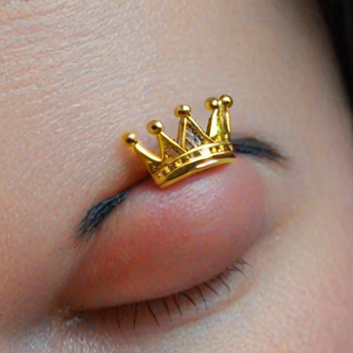 kings crown piercing