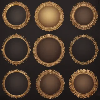circle frame clipart