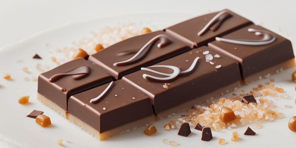 sea salt and caramel chocolate