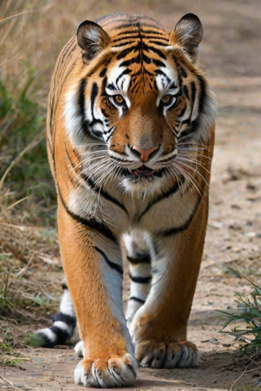 transparent tiger