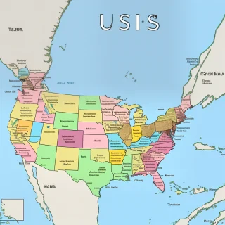 map of us