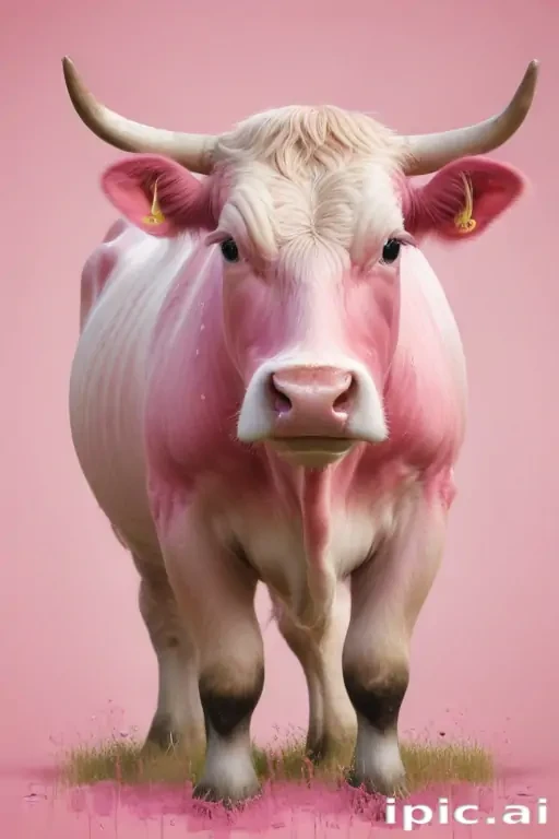 pink cow wallpaper