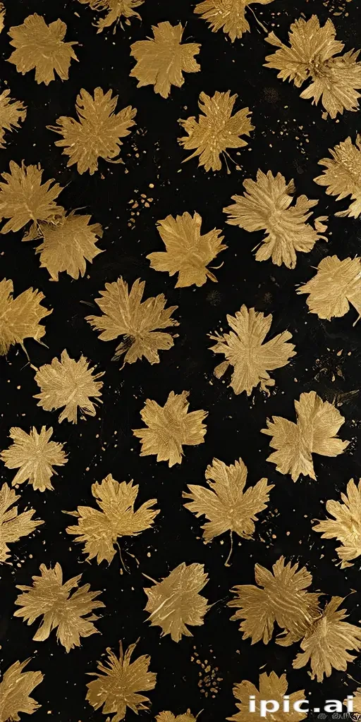 gold black background