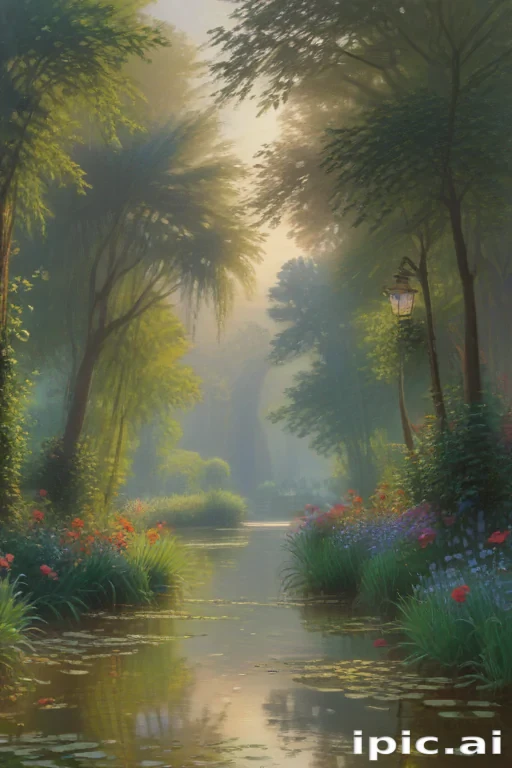 monet painting wallpaper