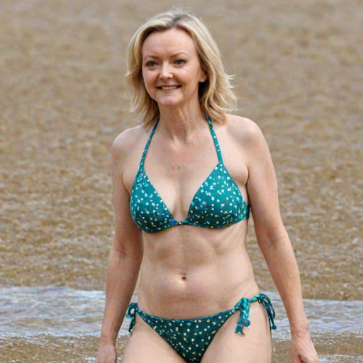 liz truss in bikini