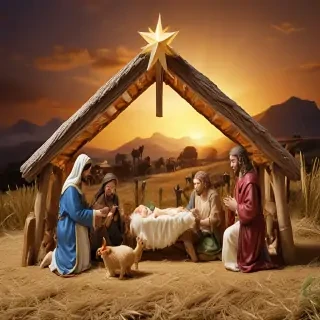 manger scene images free