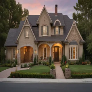 background of a house
