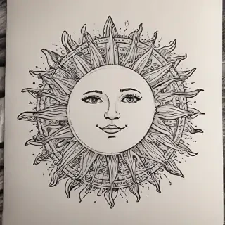 sun doodle