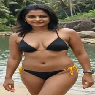 indian bikini aunty