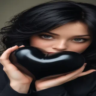 black heart pic