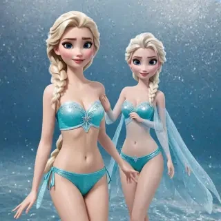 frozen elsa bikini