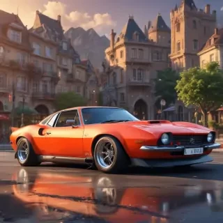 cartoon car wallpaper