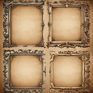 vintage frames png
