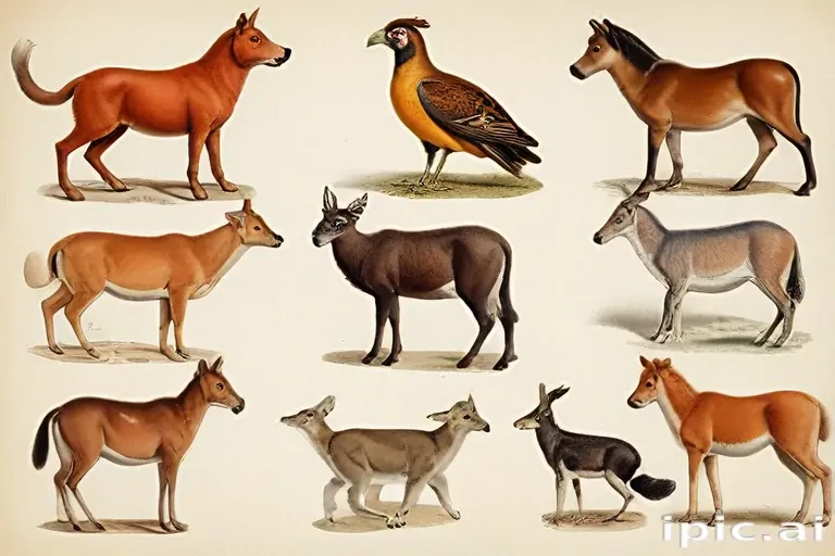 vintage illustrations animals