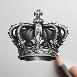 crown drawing