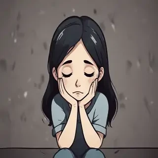 cartoon images of depression