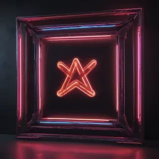 neon frame