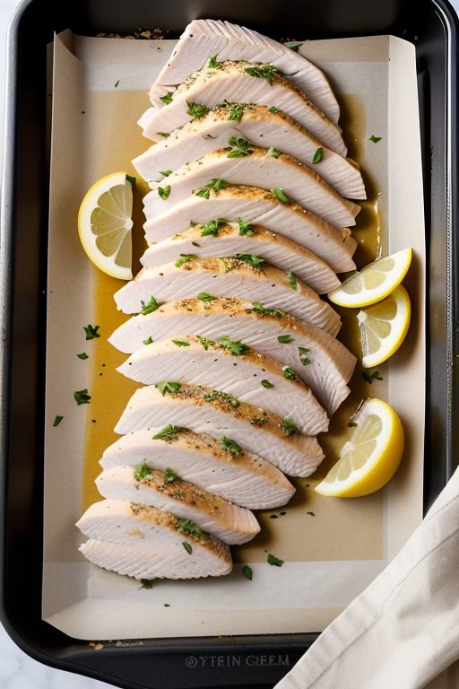 thin sliced chicken breast in oven