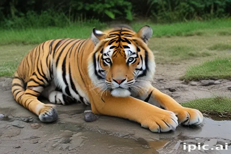 transparent tiger
