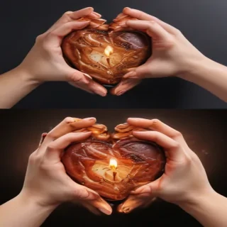 hand heart clipart