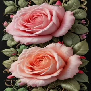 rose border
