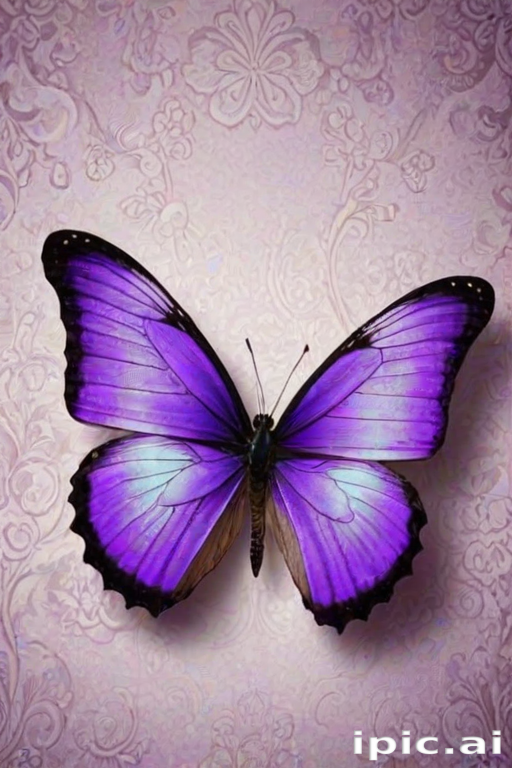 wallpaper purple butterfly