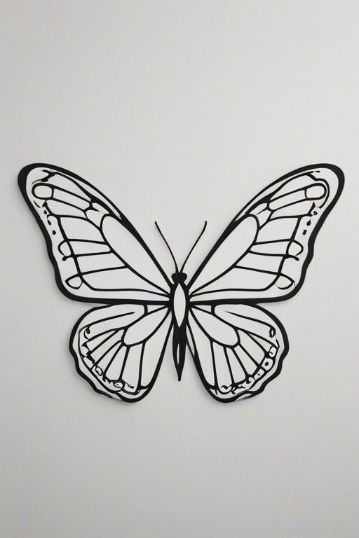 butterfly outline