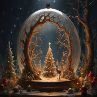 transparent merry christmas
