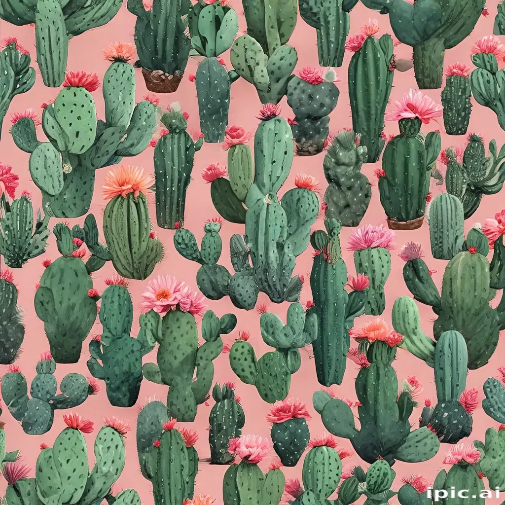 aesthetic cactus wallpaper