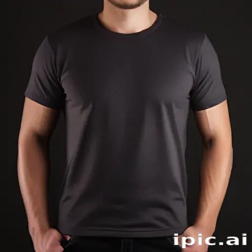 black mockup t shirt