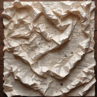 crumpled paper overlay
