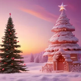 cute pink christmas wallpaper