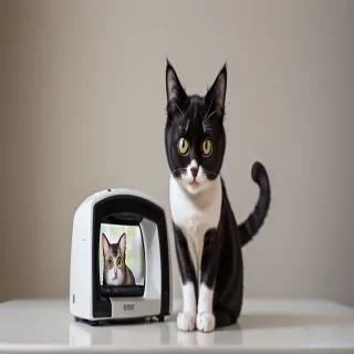 cat phone background