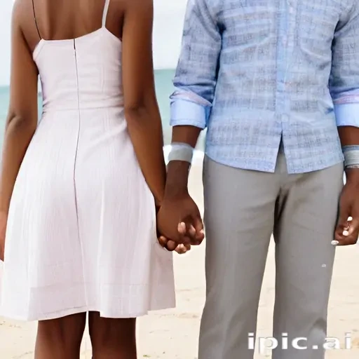 black couple holding hands