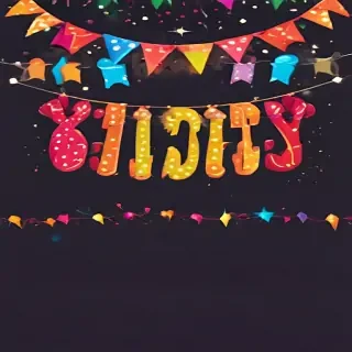 happy birthday banner png