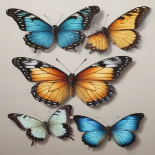 pictures of butterflies to draw