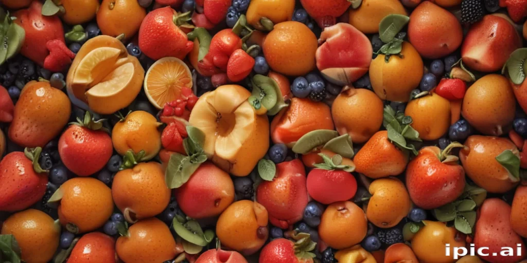aesthetic fruit background