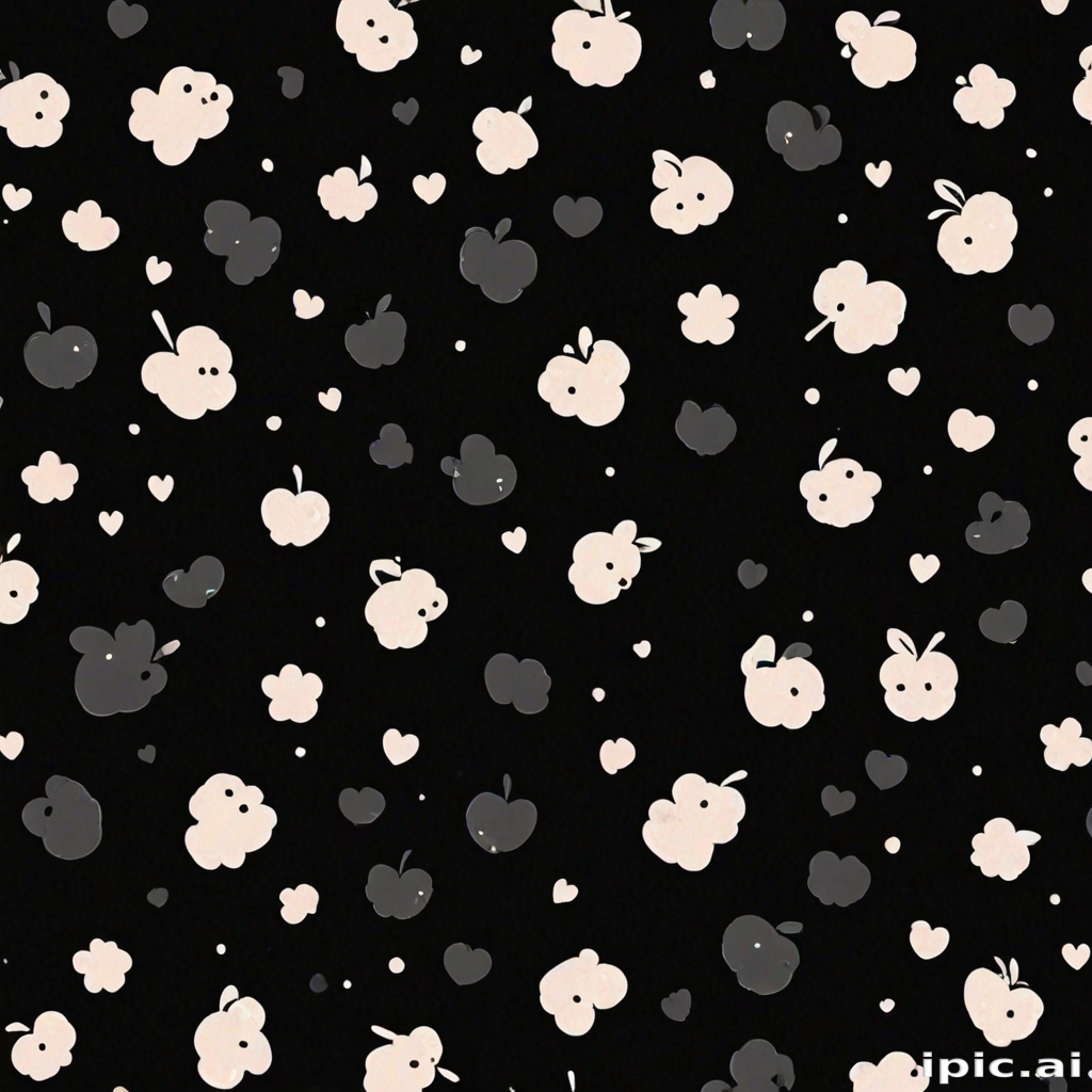 iphone cute black wallpaper