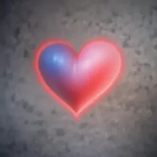 blurred heart
