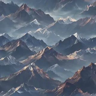 mountains transparent