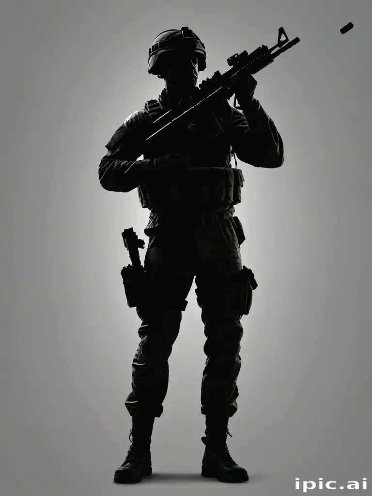 soldier silhouette png