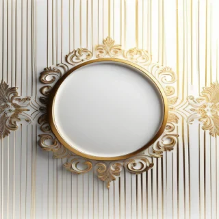 white and gold background